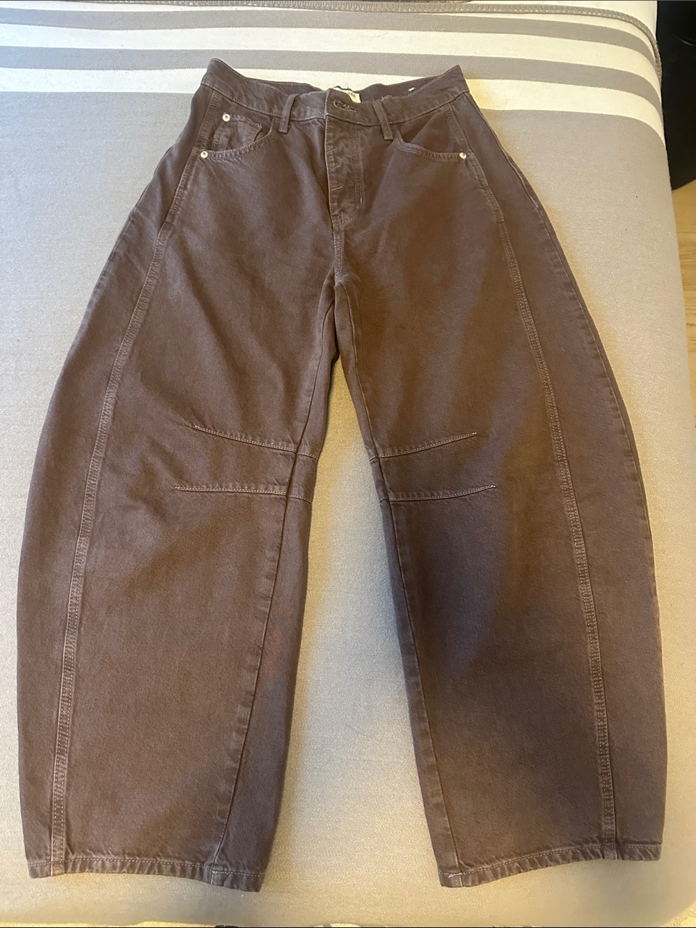 SOLD OUT We The Free Good Luck Mid-arise Barrel Jeans Regular inseam - worn once